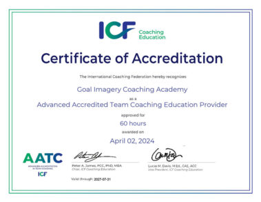 AATC Certificate Goal Imagery® Coaching Academy