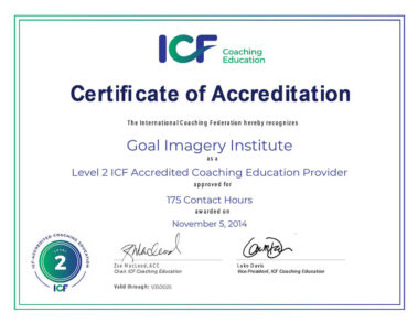 Level 2 Certificate Goal Imagery®